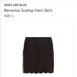 Skies Are Blue scallop hem skirt, Stitch Fix
